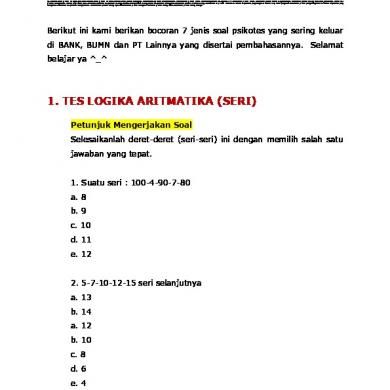 Detail Contoh Soal Psikotes Deret Gambar Nomer 43