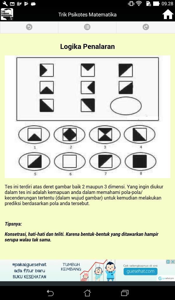 Detail Contoh Soal Psikotes Matematika Nomer 24