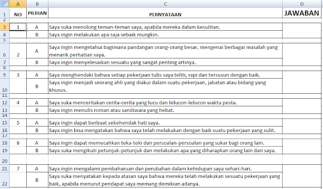 Detail Contoh Soal Psikotes Tni Nomer 48