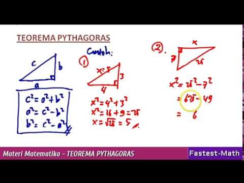 Detail Contoh Soal Pythagoras Dan Penyelesaiannya Nomer 54