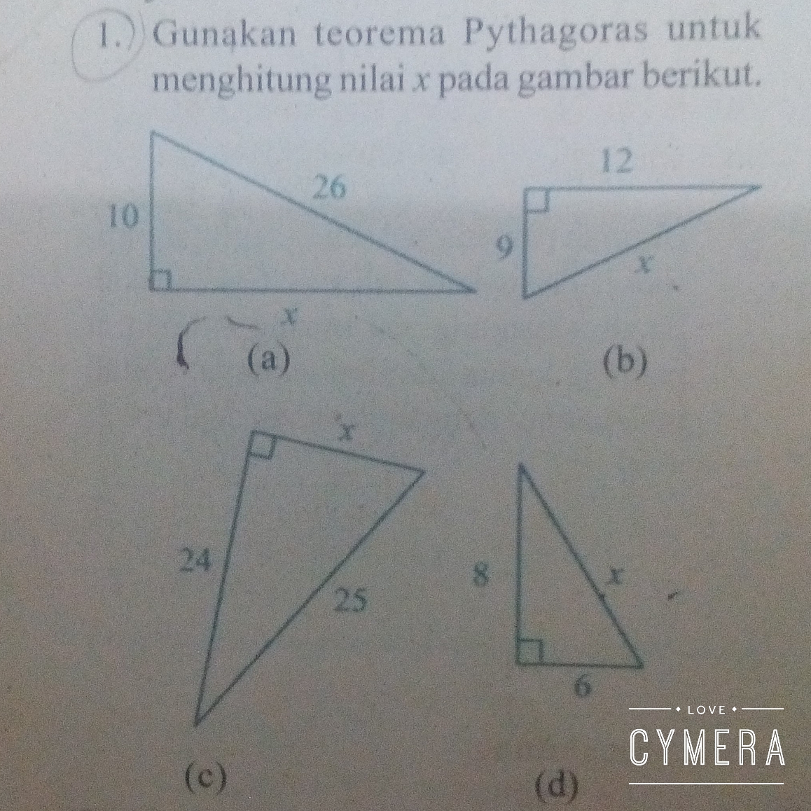 Detail Contoh Soal Pythagoras Dan Penyelesaiannya Nomer 56