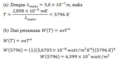 Detail Contoh Soal Radiasi Benda Hitam Nomer 11