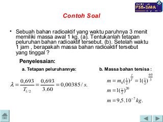 Contoh Soal Radioaktivitas - KibrisPDR