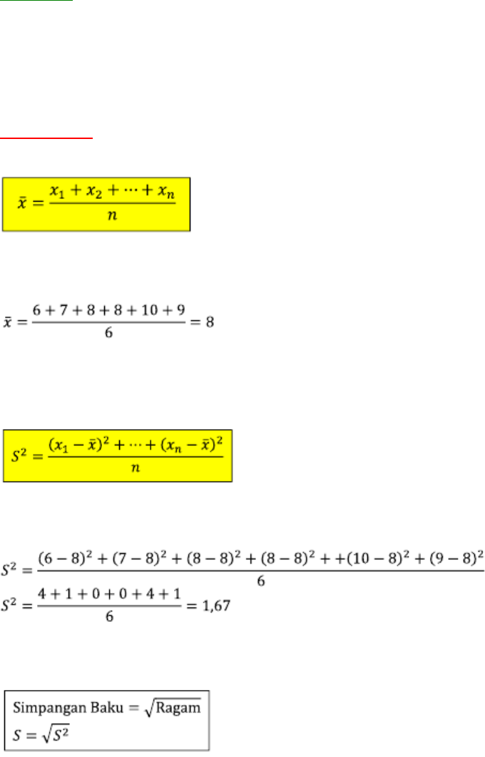 Detail Contoh Soal Ragam Nomer 19