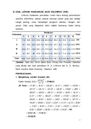 Contoh Soal Rancangan Percobaan - 52+ Koleksi Gambar