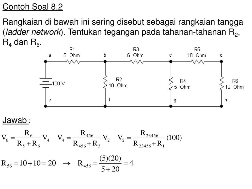 Detail Contoh Soal Rangkaian Listrik Kuliah Nomer 3