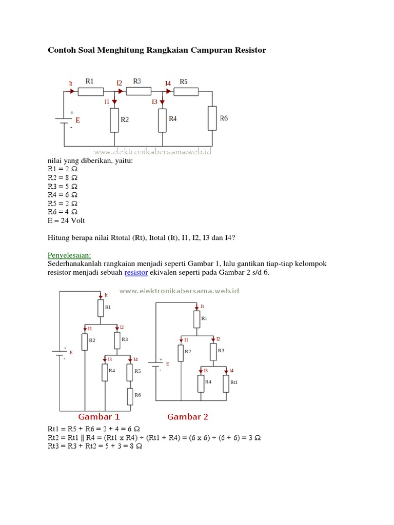 Detail Contoh Soal Rangkaian Paralel Nomer 33