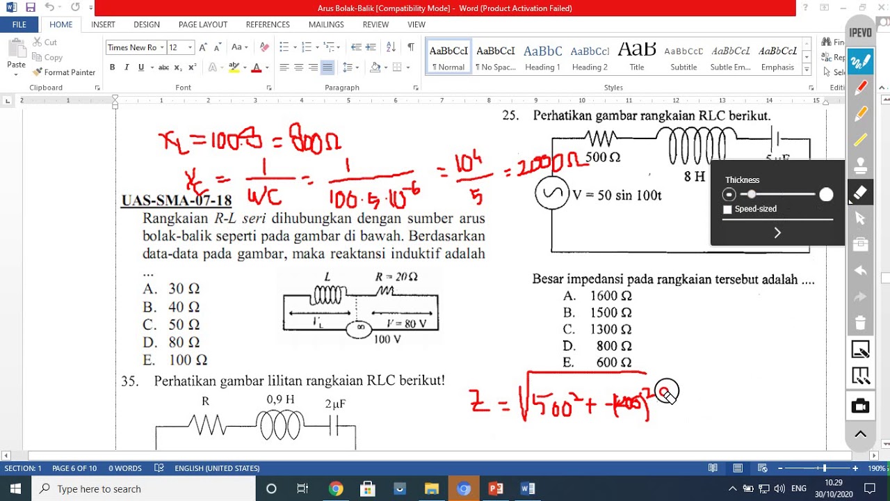 Detail Contoh Soal Rangkaian Rlc Nomer 33