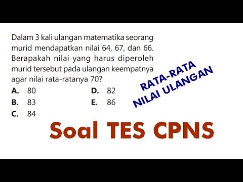 Detail Contoh Soal Rata Rata Nomer 17