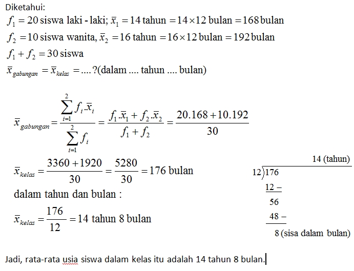 Detail Contoh Soal Rata Rata Nomer 26