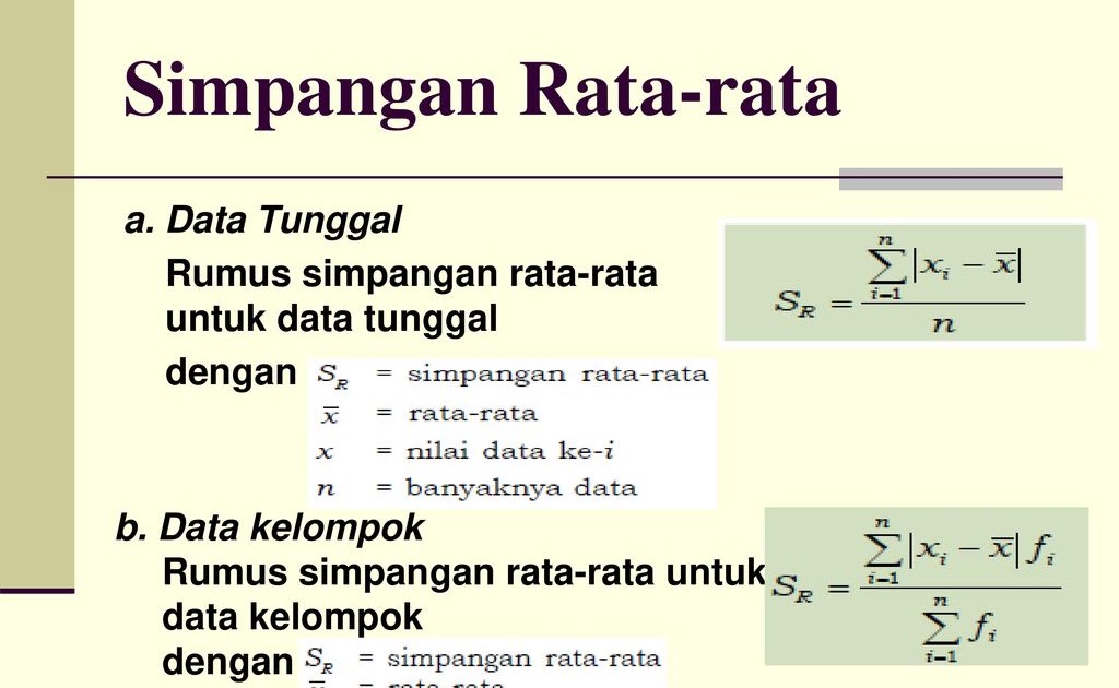 Detail Contoh Soal Rata Rata Nomer 49