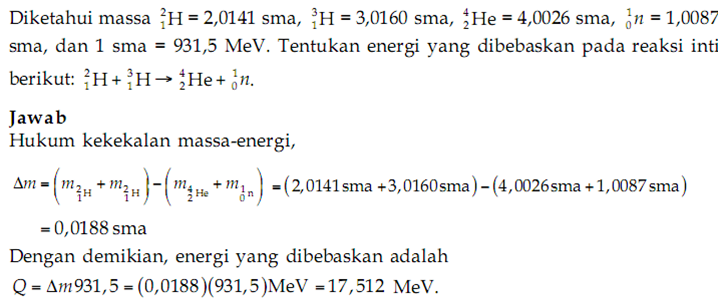 Detail Contoh Soal Reaksi Inti Nomer 48