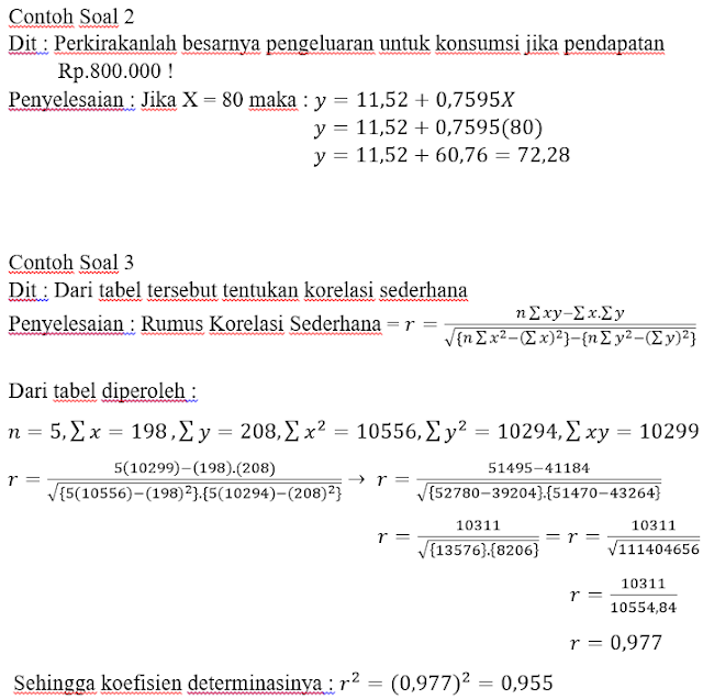 Detail Contoh Soal Regresi Dan Korelasi Nomer 33