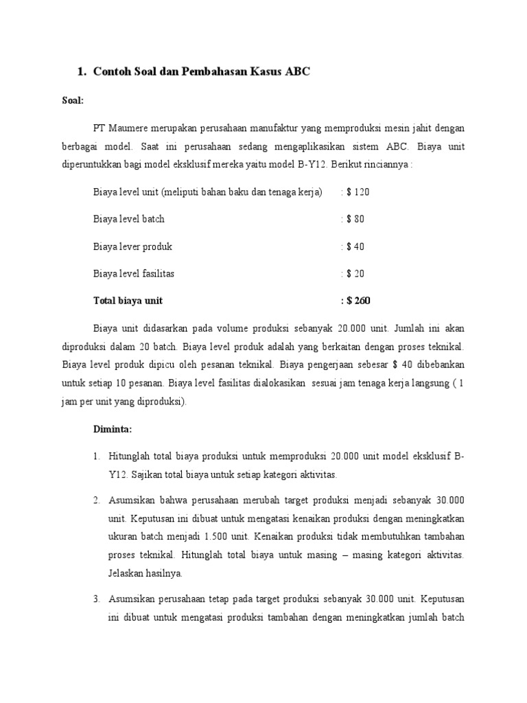 Detail Contoh Soal Roi Nomer 34