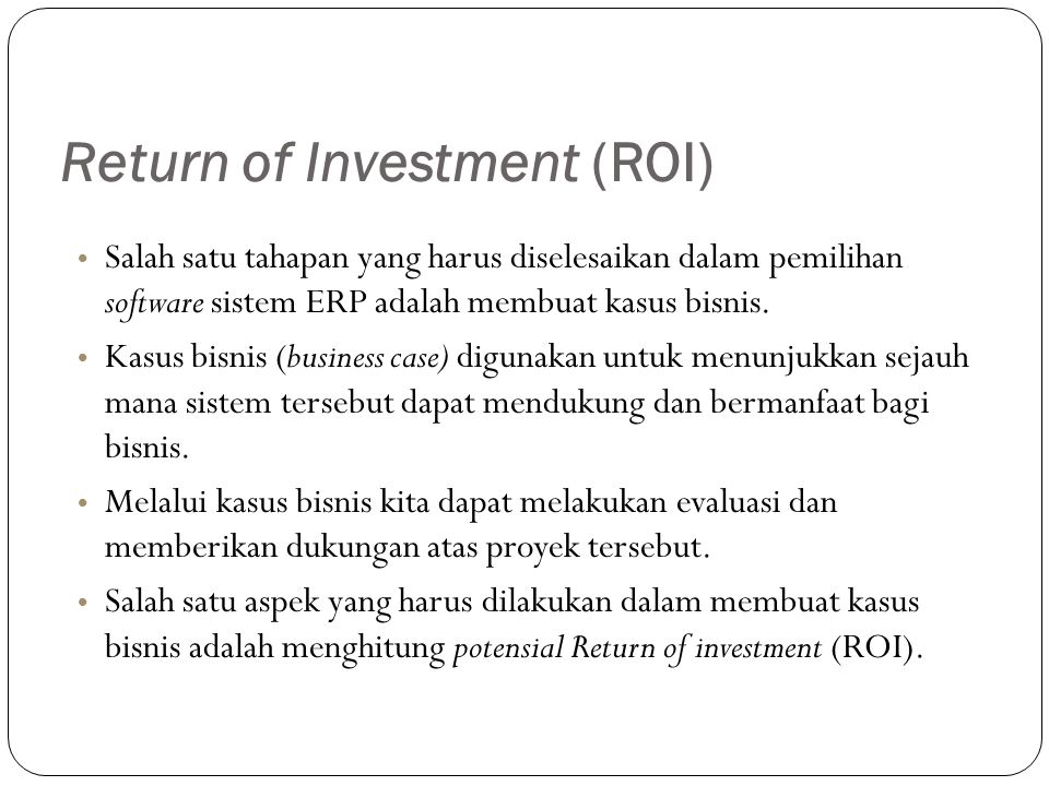 Detail Contoh Soal Roi Dan Penyelesaiannya Nomer 53