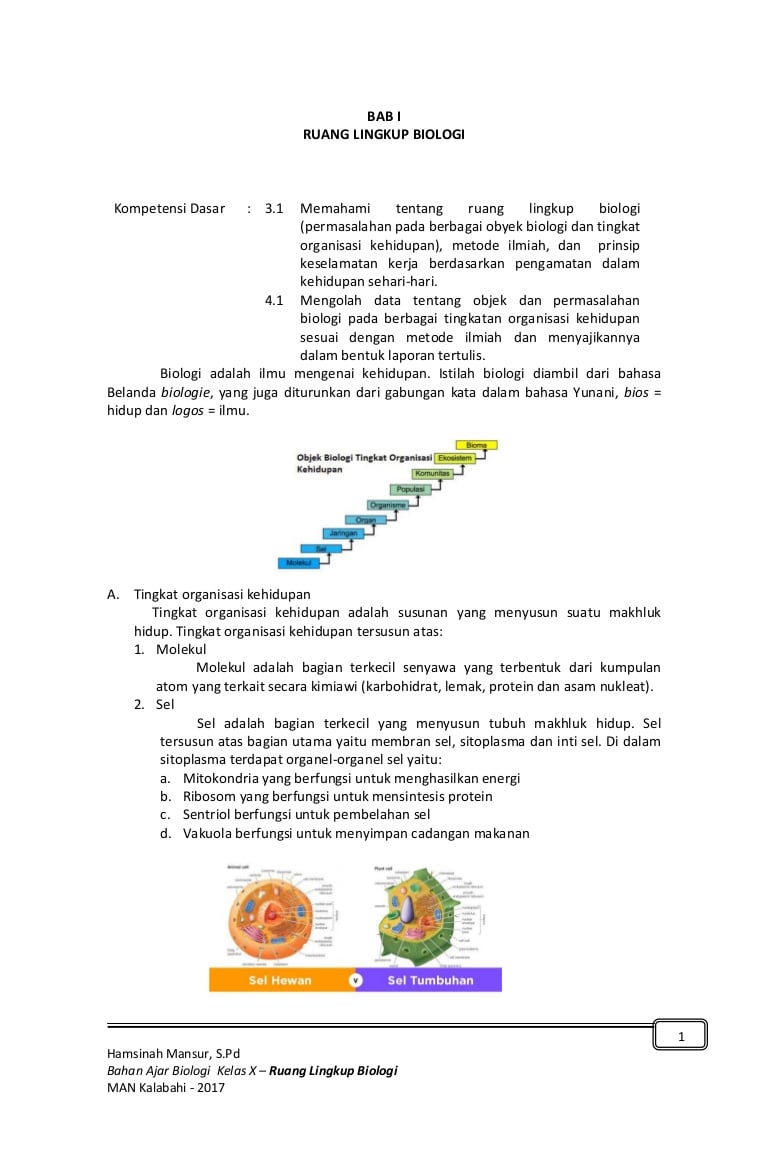 Detail Contoh Soal Ruang Lingkup Biologi Nomer 57