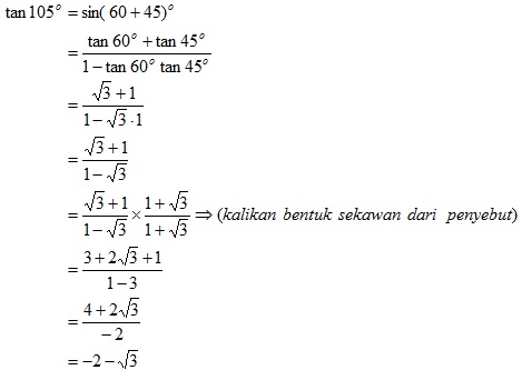 Detail Contoh Soal Rumus Trigonometri Jumlah Dan Selisih Dua Sudut Nomer 15