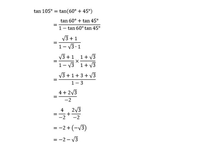 Detail Contoh Soal Rumus Trigonometri Jumlah Dan Selisih Dua Sudut Nomer 34