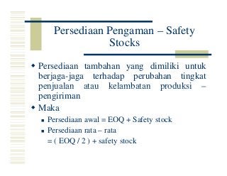 Detail Contoh Soal Safety Stock Nomer 14