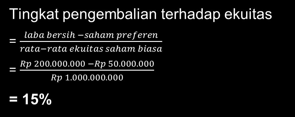 Detail Contoh Soal Saham Biasa Nomer 54