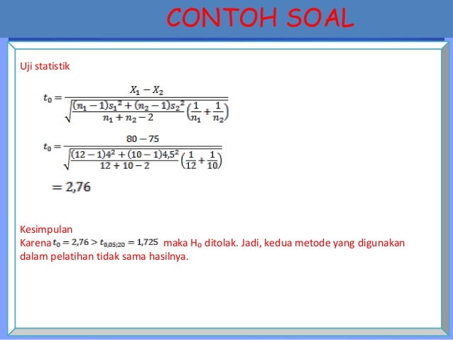 Detail Contoh Soal Sampel Nomer 34