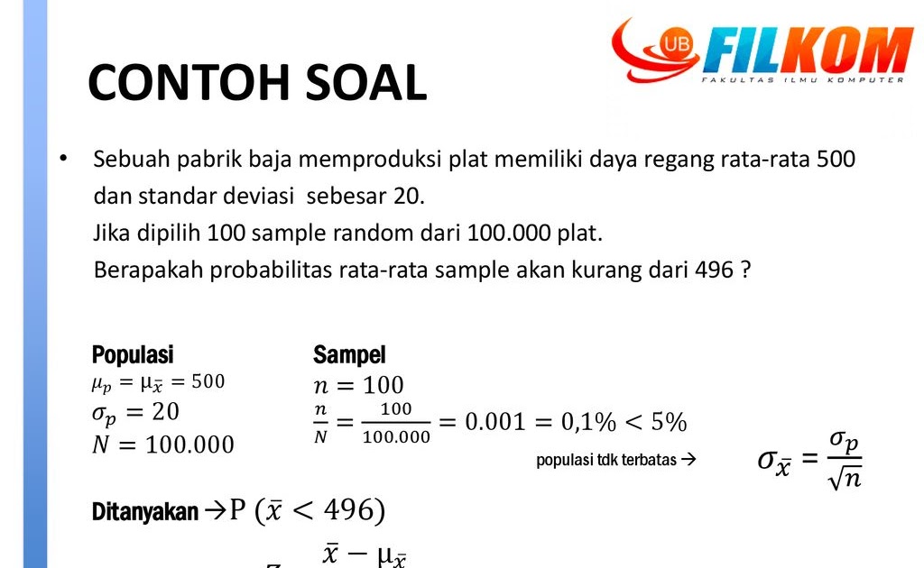 Detail Contoh Soal Sampel Nomer 53