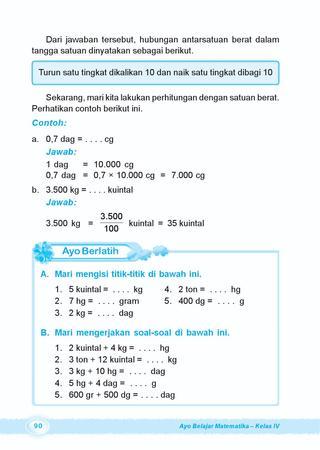 Detail Contoh Soal Satuan Berat Nomer 20