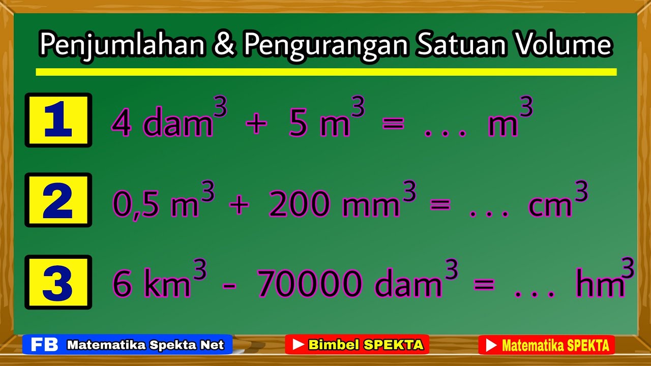 Detail Contoh Soal Satuan Volume Nomer 25