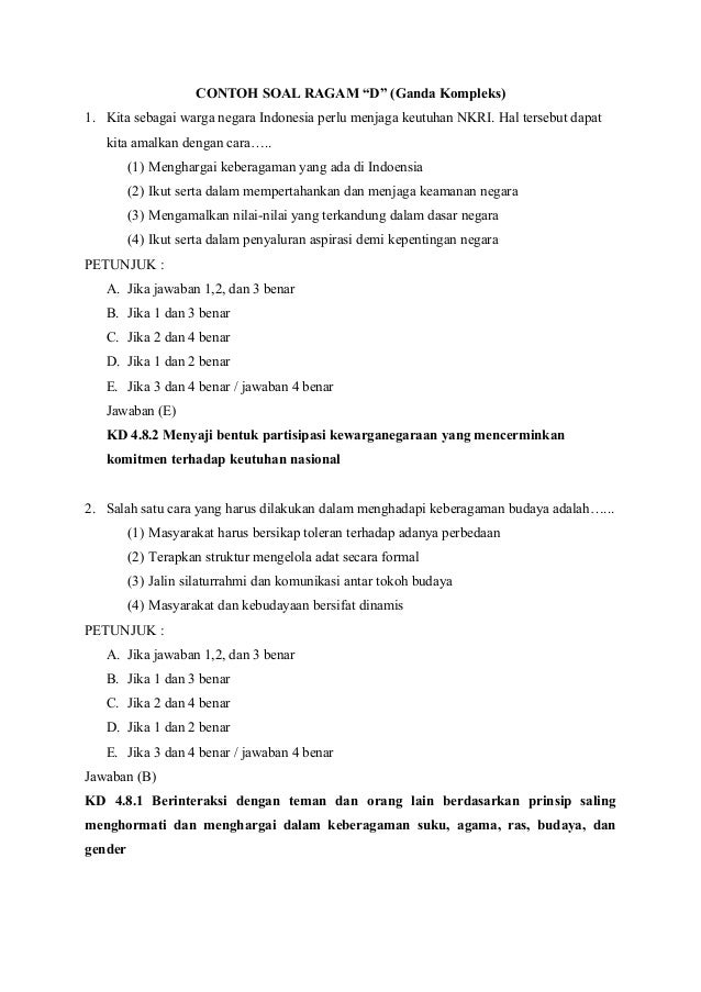 Detail Contoh Soal Sbmptn Nomer 31