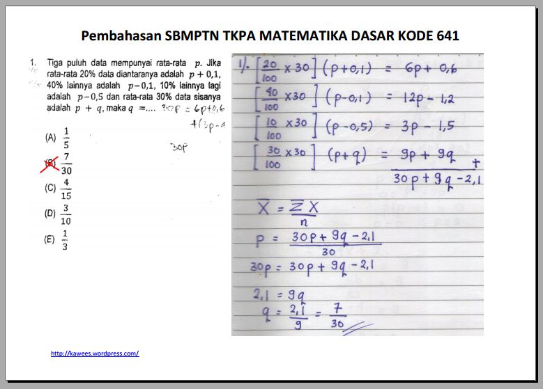 Detail Contoh Soal Sbmptn Saintek Nomer 16