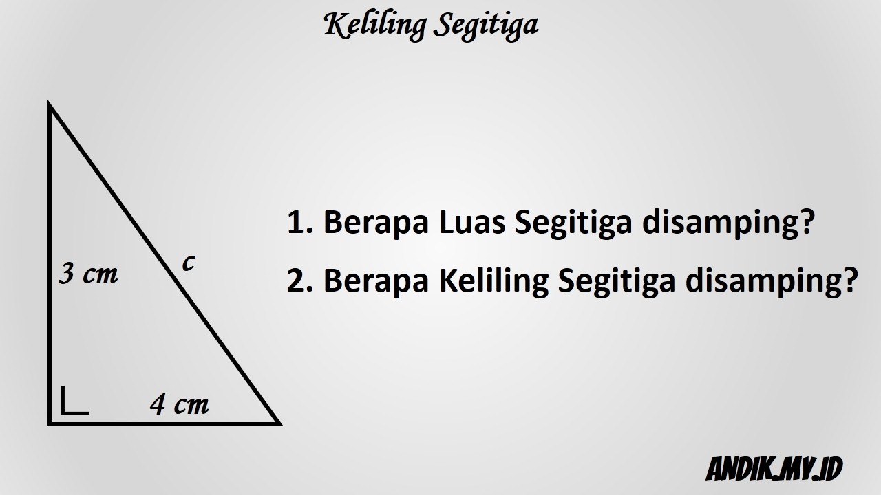 Detail Contoh Soal Segitiga Nomer 31