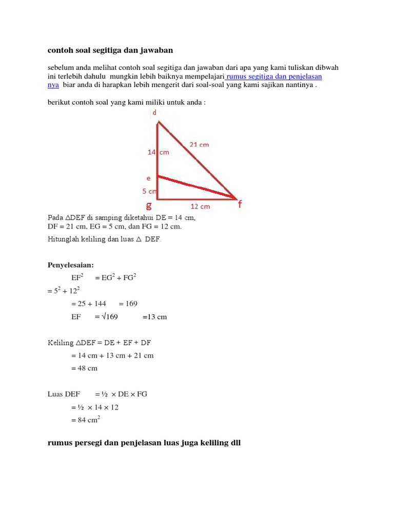 Detail Contoh Soal Segitiga Nomer 35