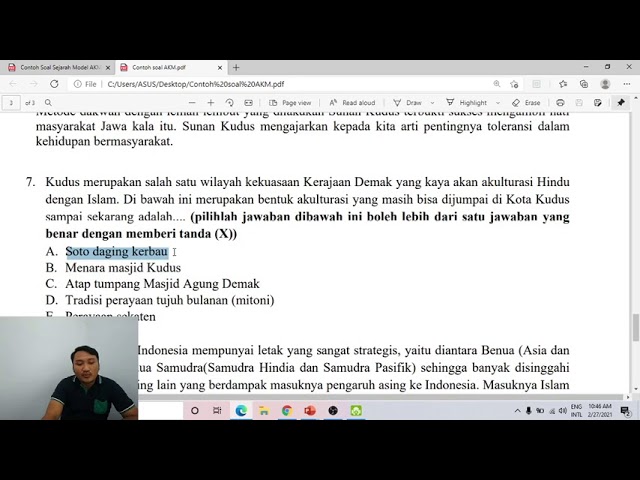 Detail Contoh Soal Sejarah Indonesia Kelas 12 Nomer 54