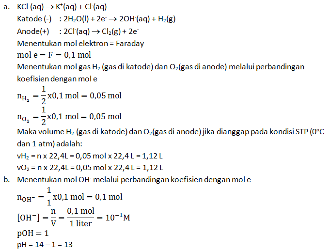 Detail Contoh Soal Sel Elektrolisis Nomer 9