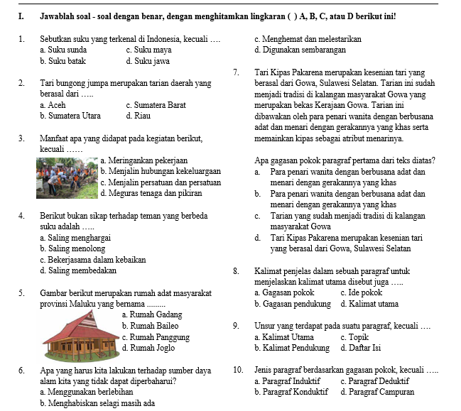 Detail Contoh Soal Semester Nomer 20