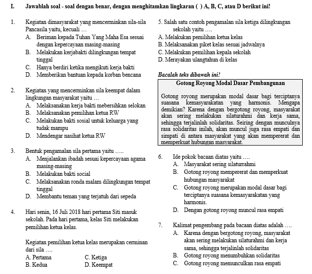 Download Contoh Soal Semester Nomer 28