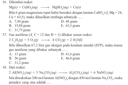 Detail Contoh Soal Semester Nomer 33