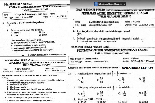 Detail Contoh Soal Semester Nomer 43