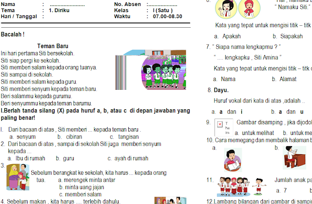 Detail Contoh Soal Semester Nomer 53