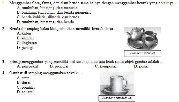 Detail Contoh Soal Seni Rupa Nomer 42