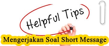 Detail Contoh Soal Short Message Nomer 30