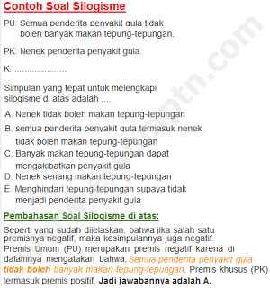 Detail Contoh Soal Silogisme Nomer 22