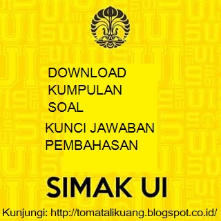 Detail Contoh Soal Simak Ui Nomer 26