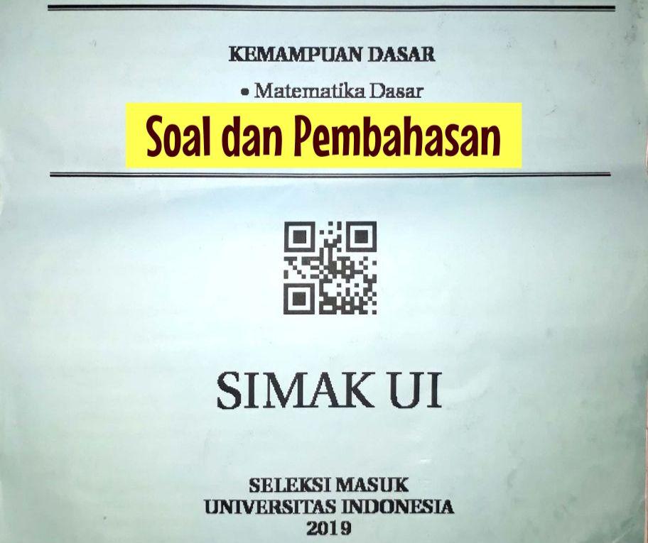 Detail Contoh Soal Simak Ui Nomer 42