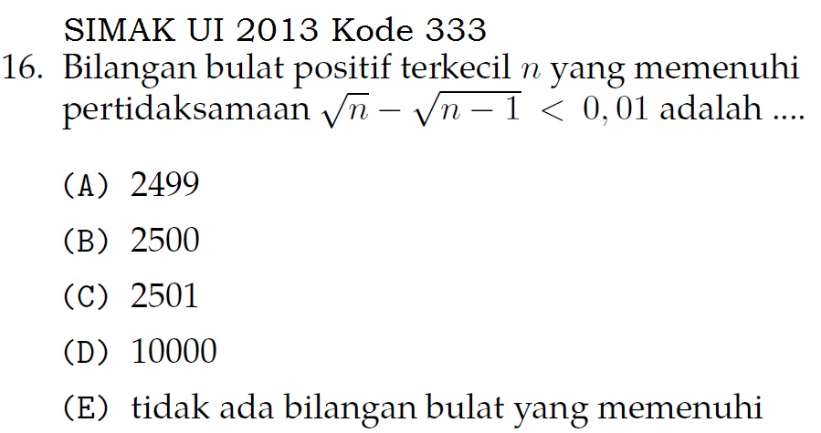 Detail Contoh Soal Simak Ui Nomer 47