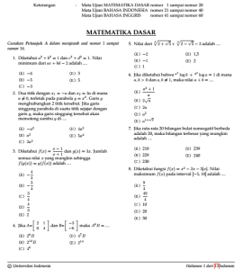 Detail Contoh Soal Simak Ui Nomer 53