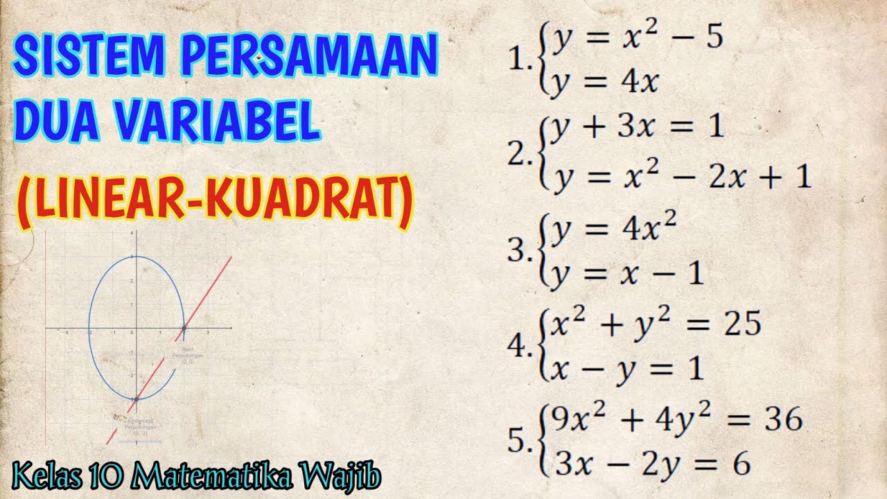 Detail Contoh Soal Sistem Persamaan Linear Nomer 52