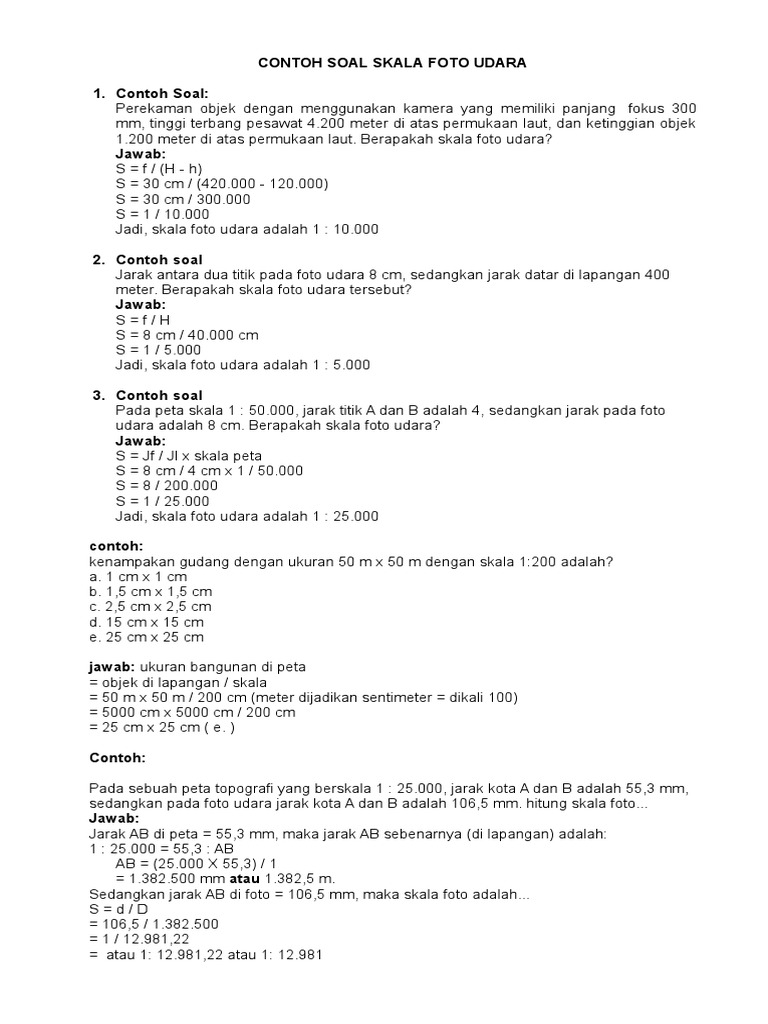 Detail Contoh Soal Skala Nomer 21