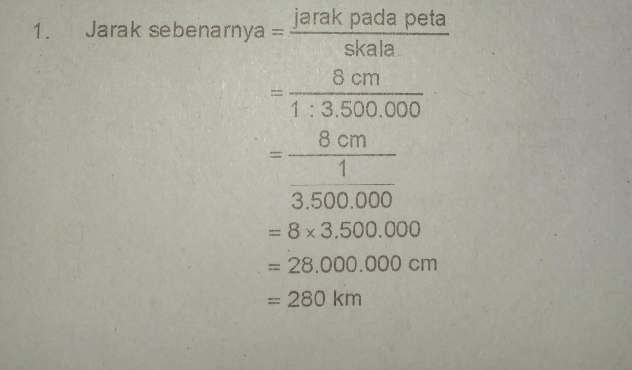 Detail Contoh Soal Skala Nomer 5