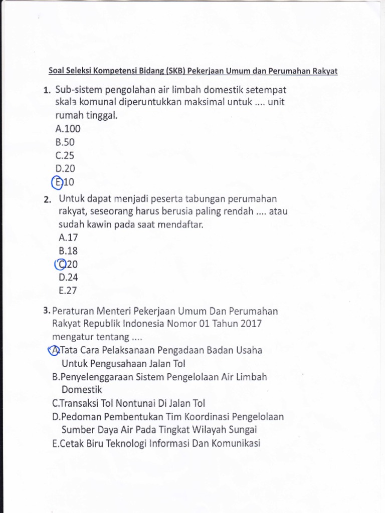 Detail Contoh Soal Skb Nomer 17